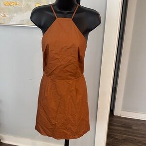 a new day Rust Halter Mini Dress